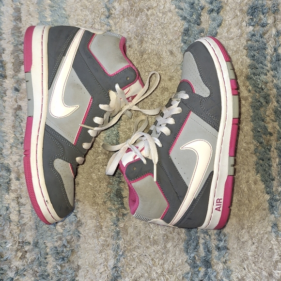 Nike Air Prestige 3 High Wolf Grey Pink Women's 7 GUC - Picture 5 of 11